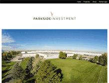 Tablet Screenshot of parksideinvestment.com